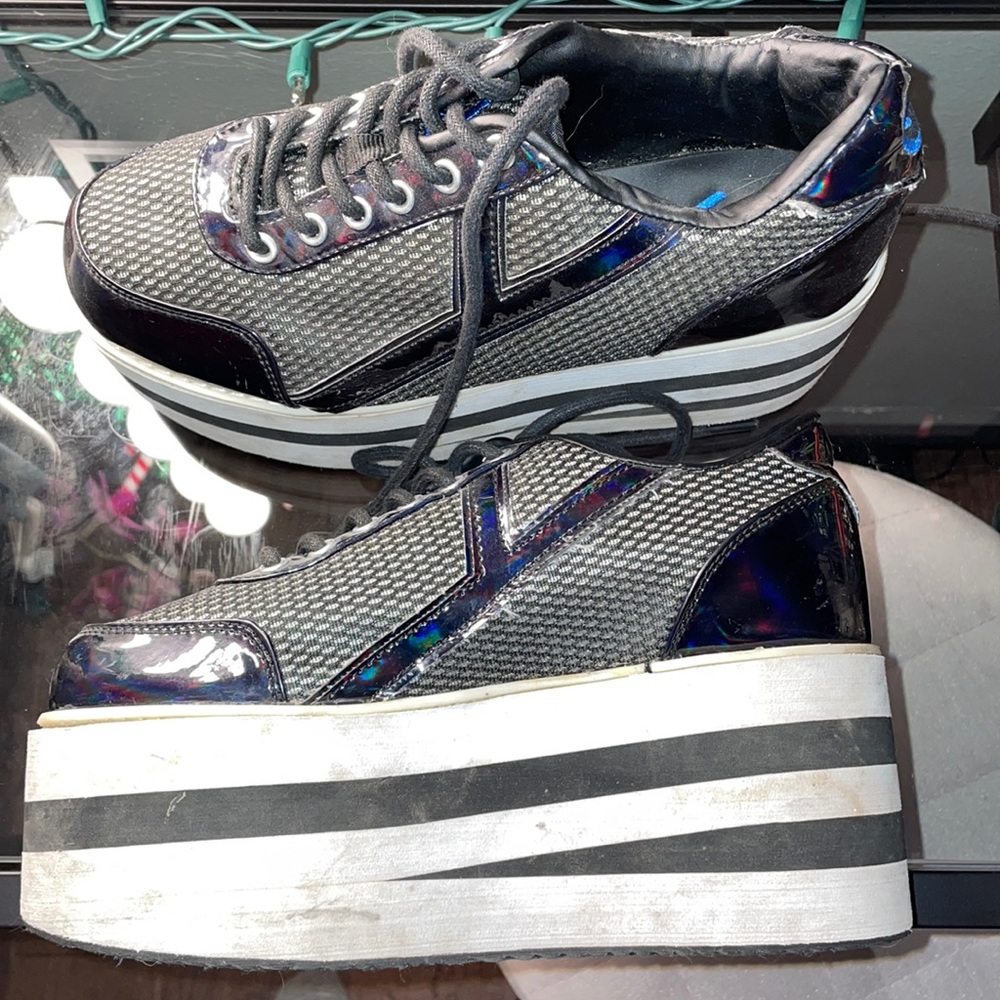YRU platform rave shoes